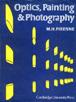 Cover of Optics, Painting & Photography (1970), written by M H Pirenne