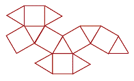 Cuboctahedron net