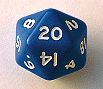 20-sided die.