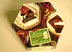 A hexagonal cake box